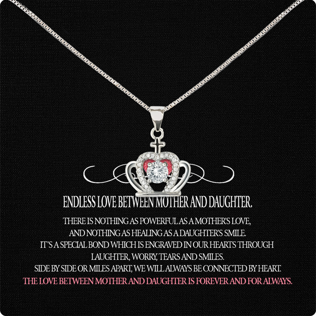 Necklace Gift For Mother Daughter