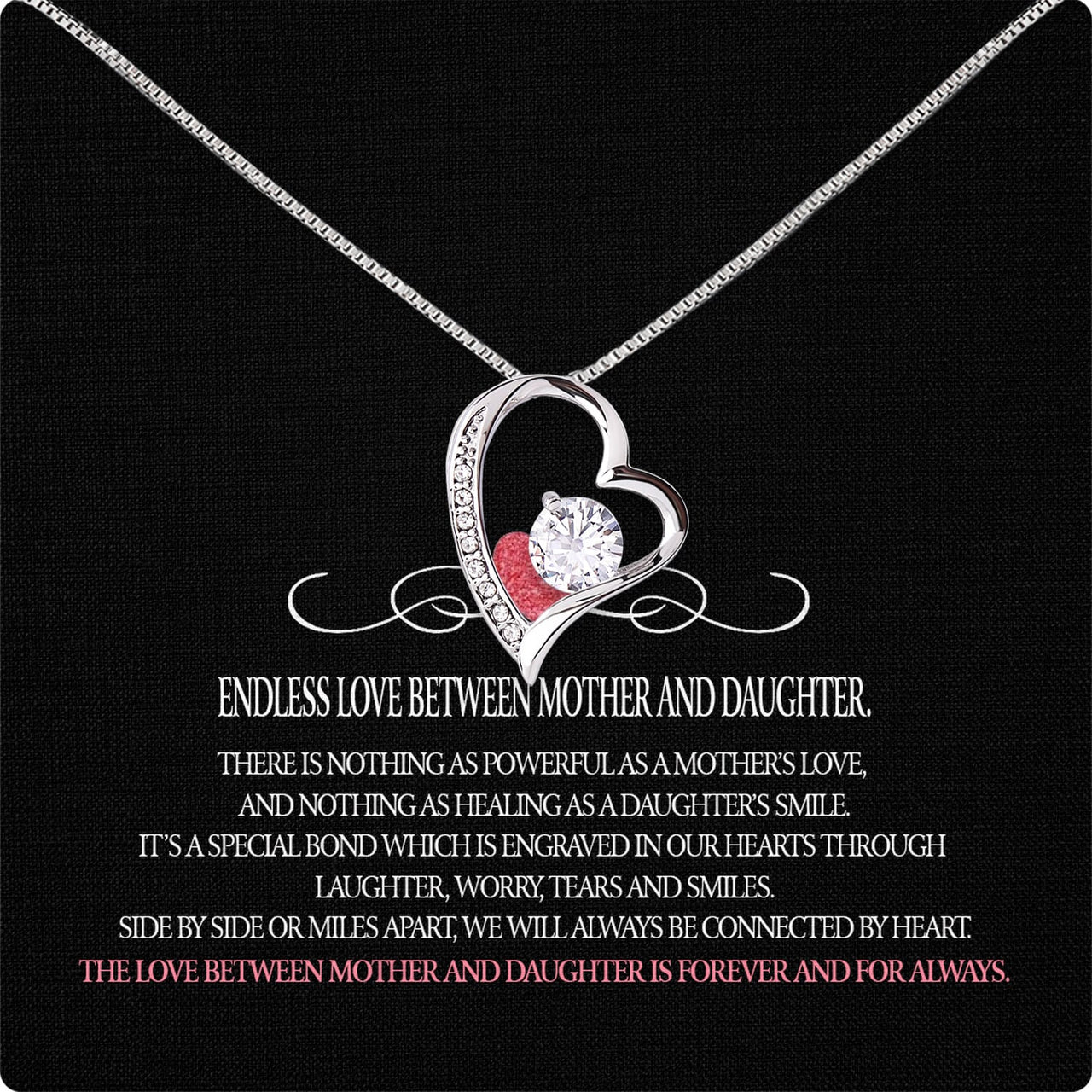 Necklace Gift For Mother Daughter