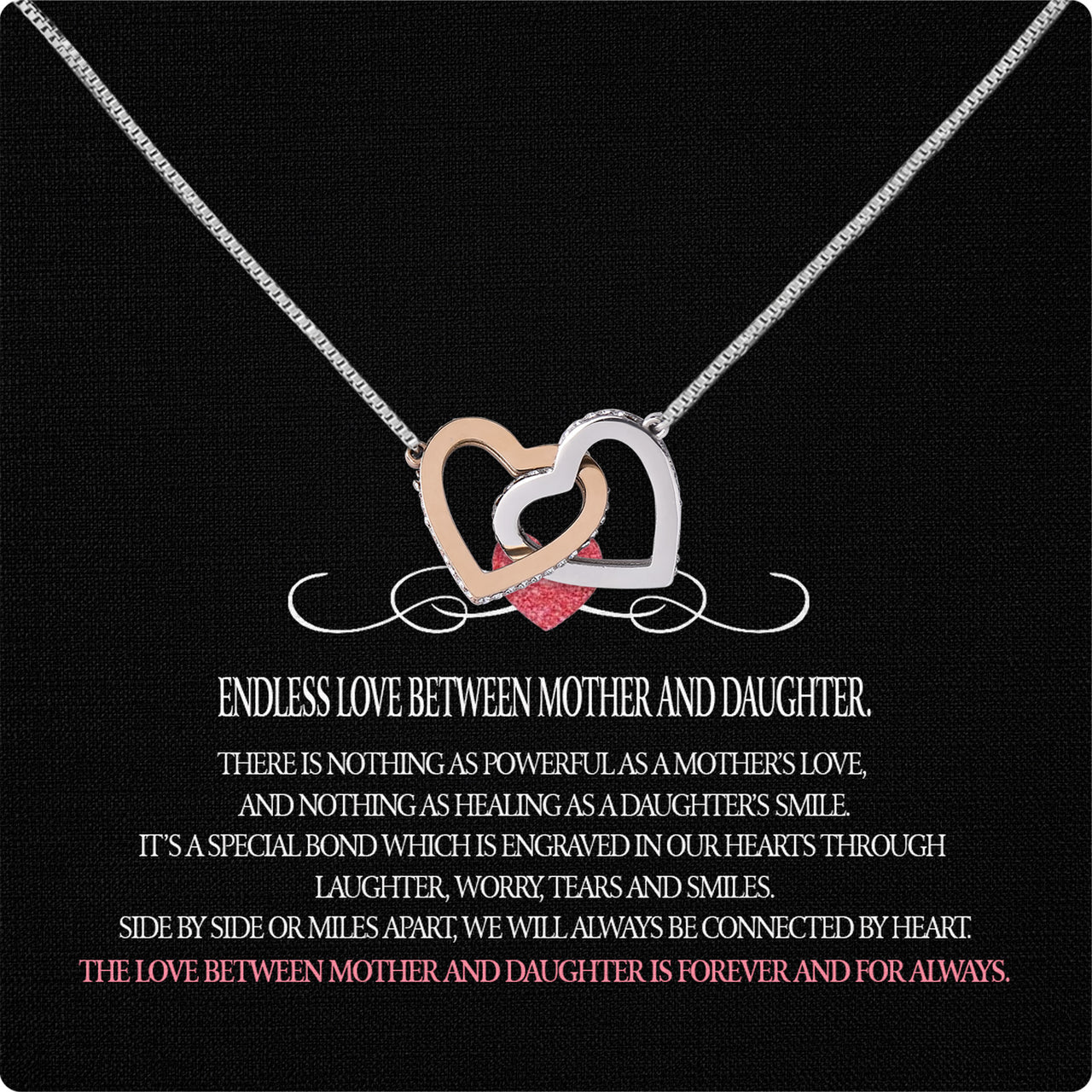 Necklace Gift For Mother Daughter