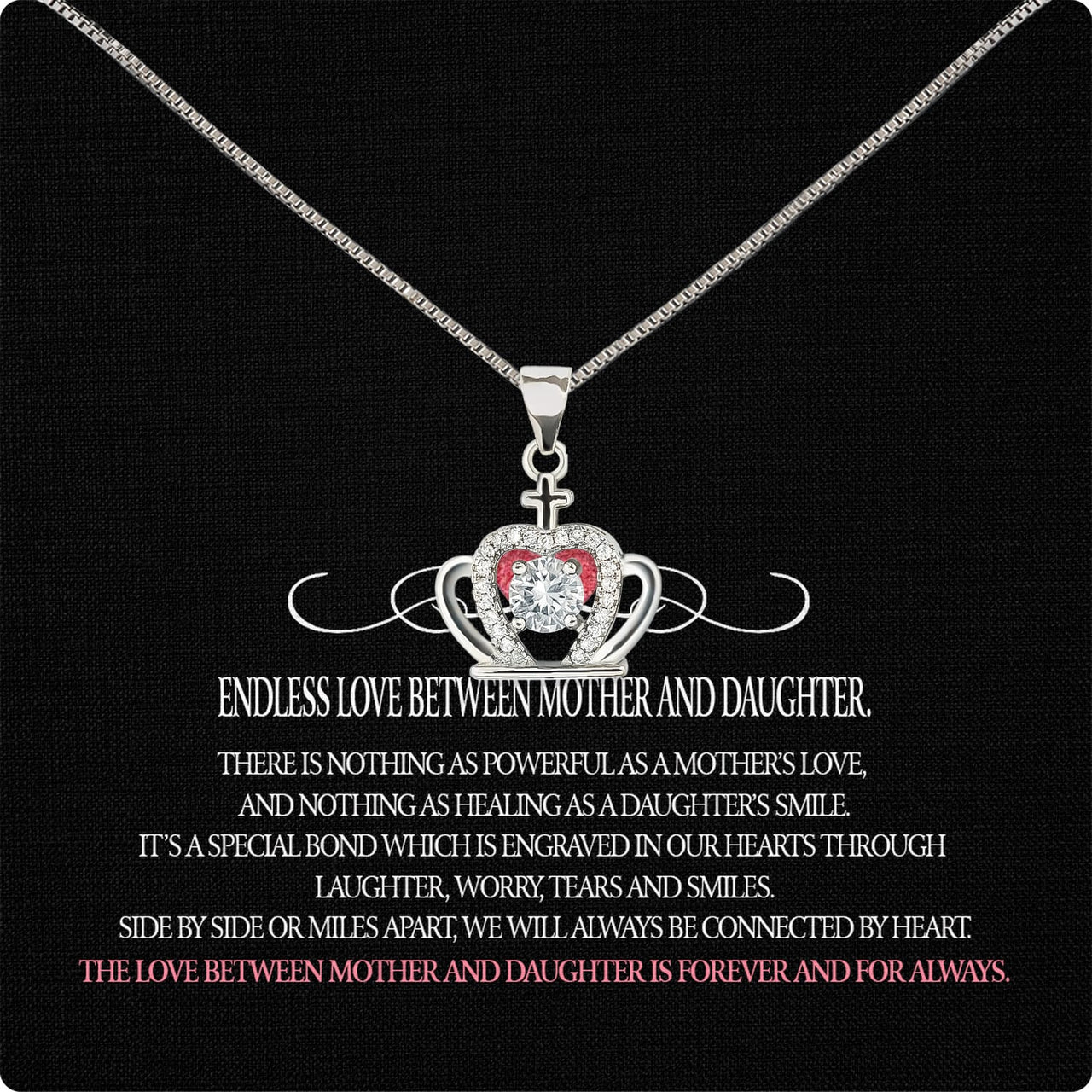 Necklace Gift For Mother Daughter