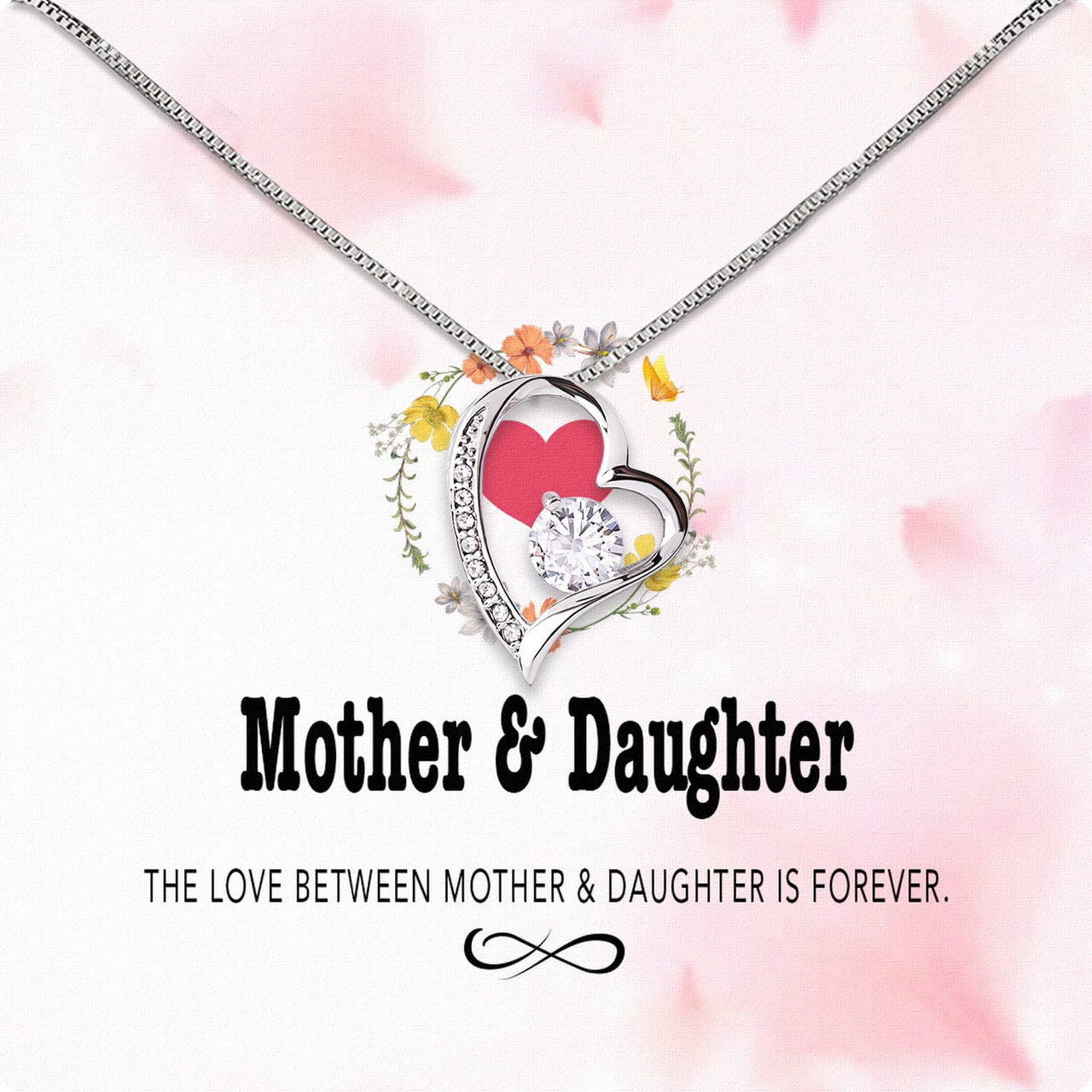 Necklace Gift For Mother Daughter