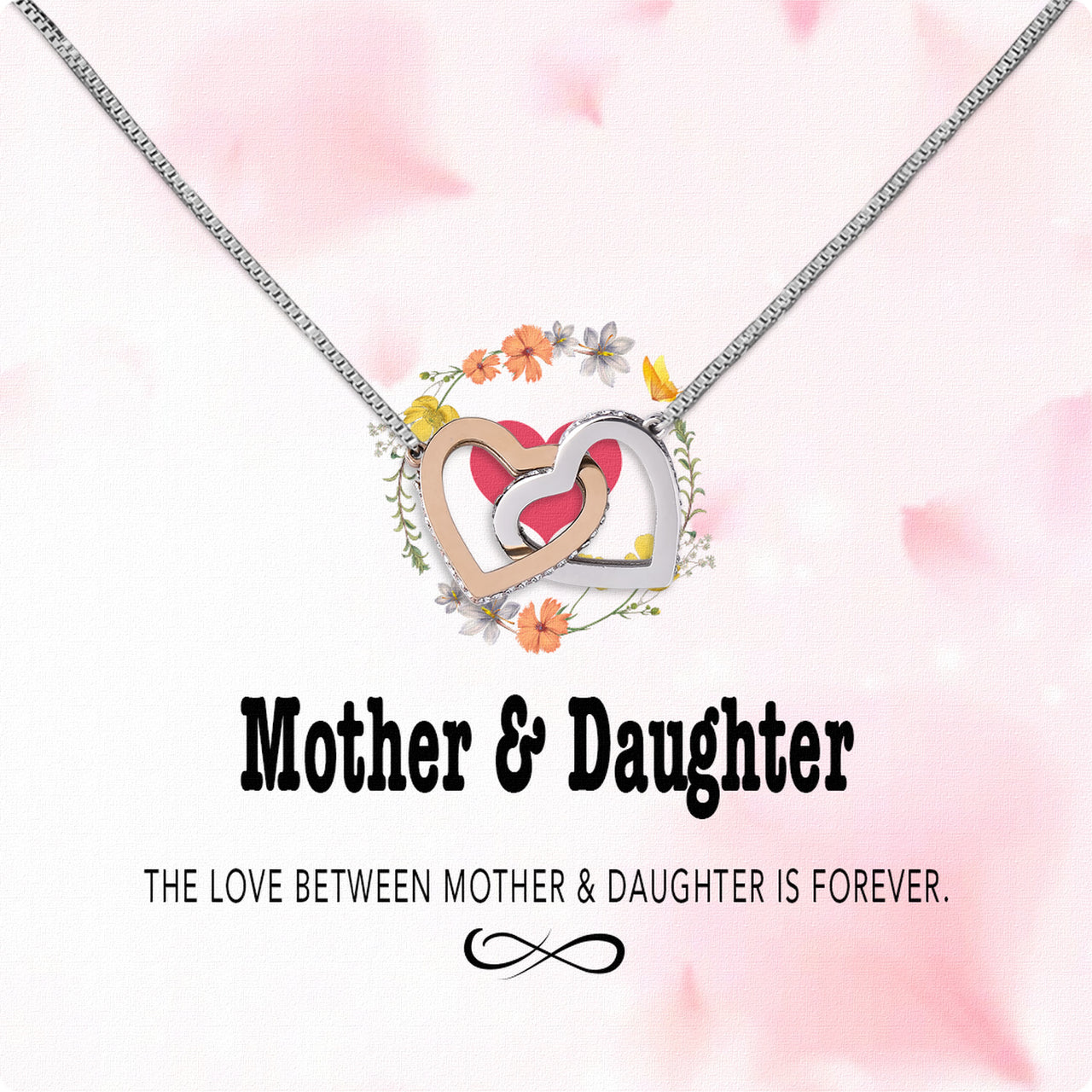 Necklace Gift For Mother Daughter