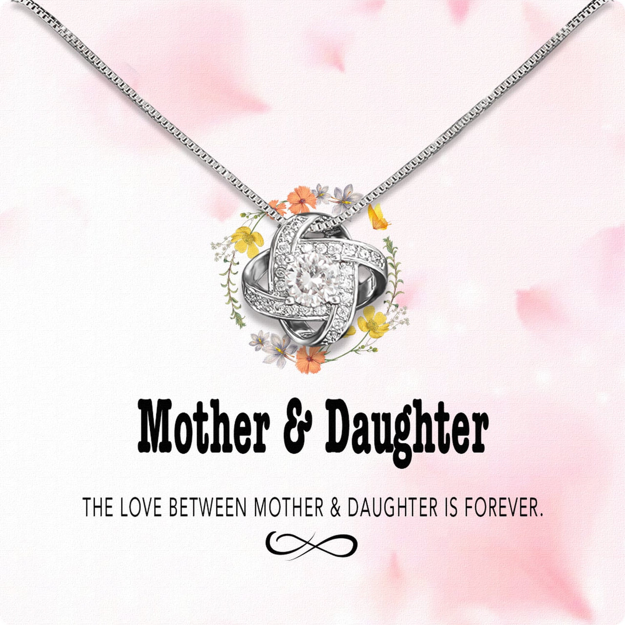 Necklace Gift For Mother Daughter