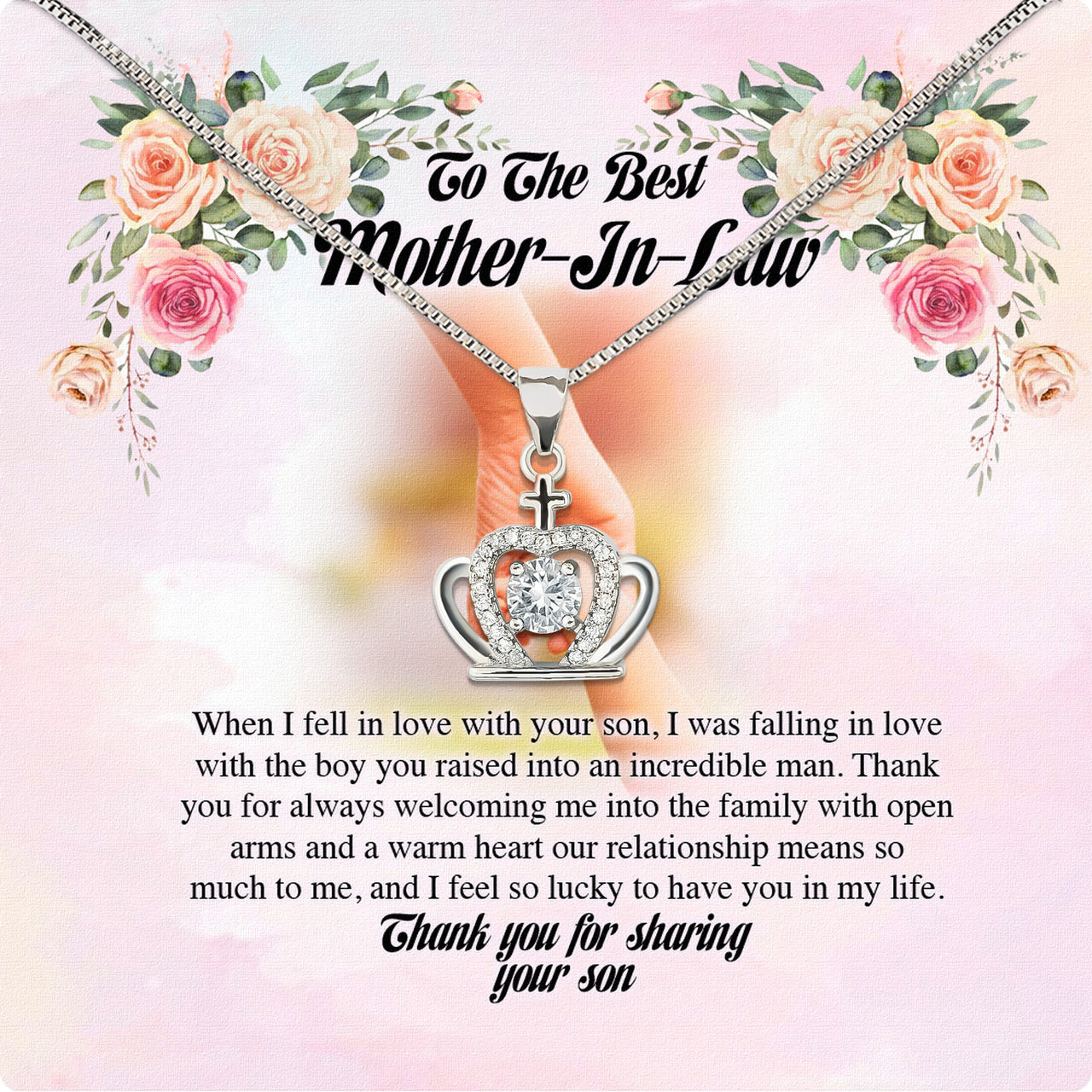 Thoughtful Mother-in-Law Necklace: A Heartwarming Gift of Love and Appreciation