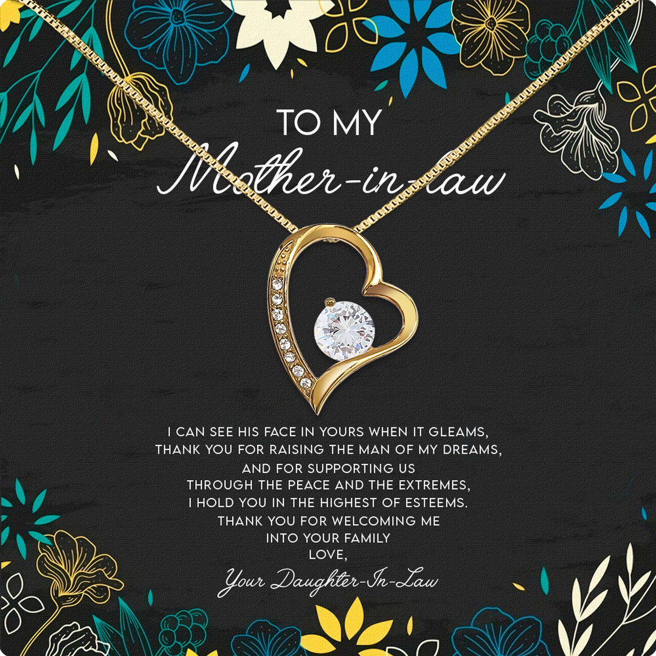 Thoughtful Mother-in-Law Necklace: A Heartwarming Gift of Love and Appreciation