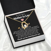 Thoughtful Mother-in-Law Necklace: A Heartwarming Gift of Love and Appreciation