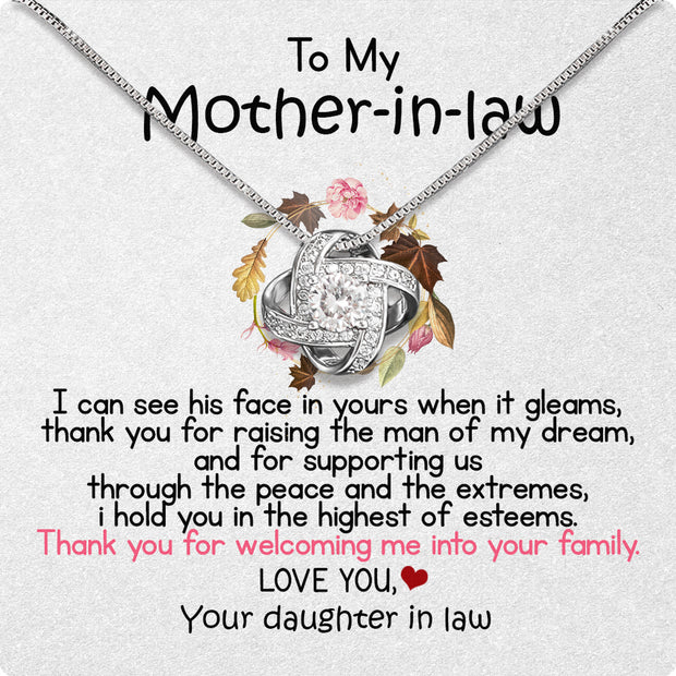 Thoughtful Mother-in-Law Necklace: A Heartwarming Gift of Love and Appreciation