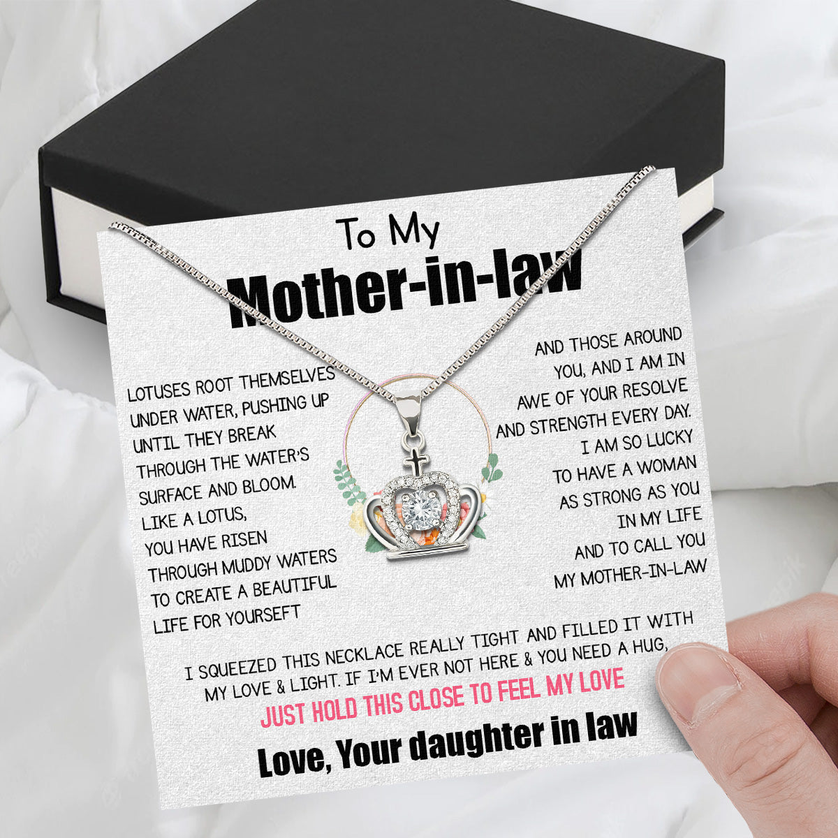 Thoughtful Mother-in-Law Necklace: A Heartwarming Gift of Love and Appreciation