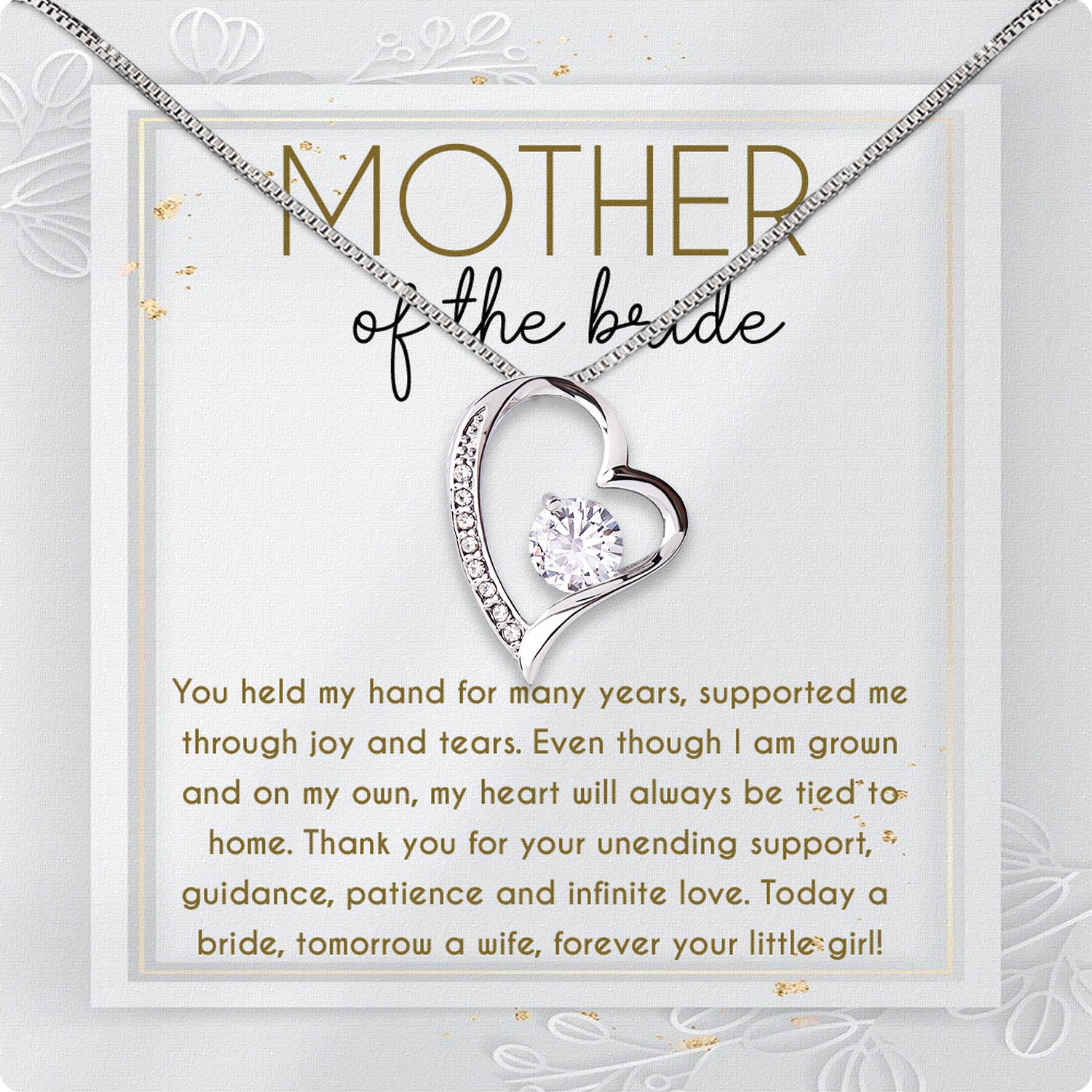 Necklace Gift For Mother Of Bride From Bride