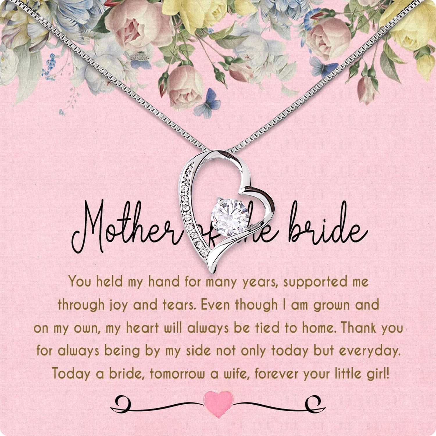 Necklace Gift For Mother Of Bride From Bride