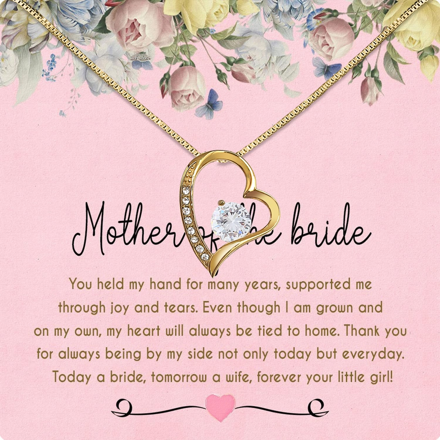 Necklace Gift For Mother Of Bride From Bride