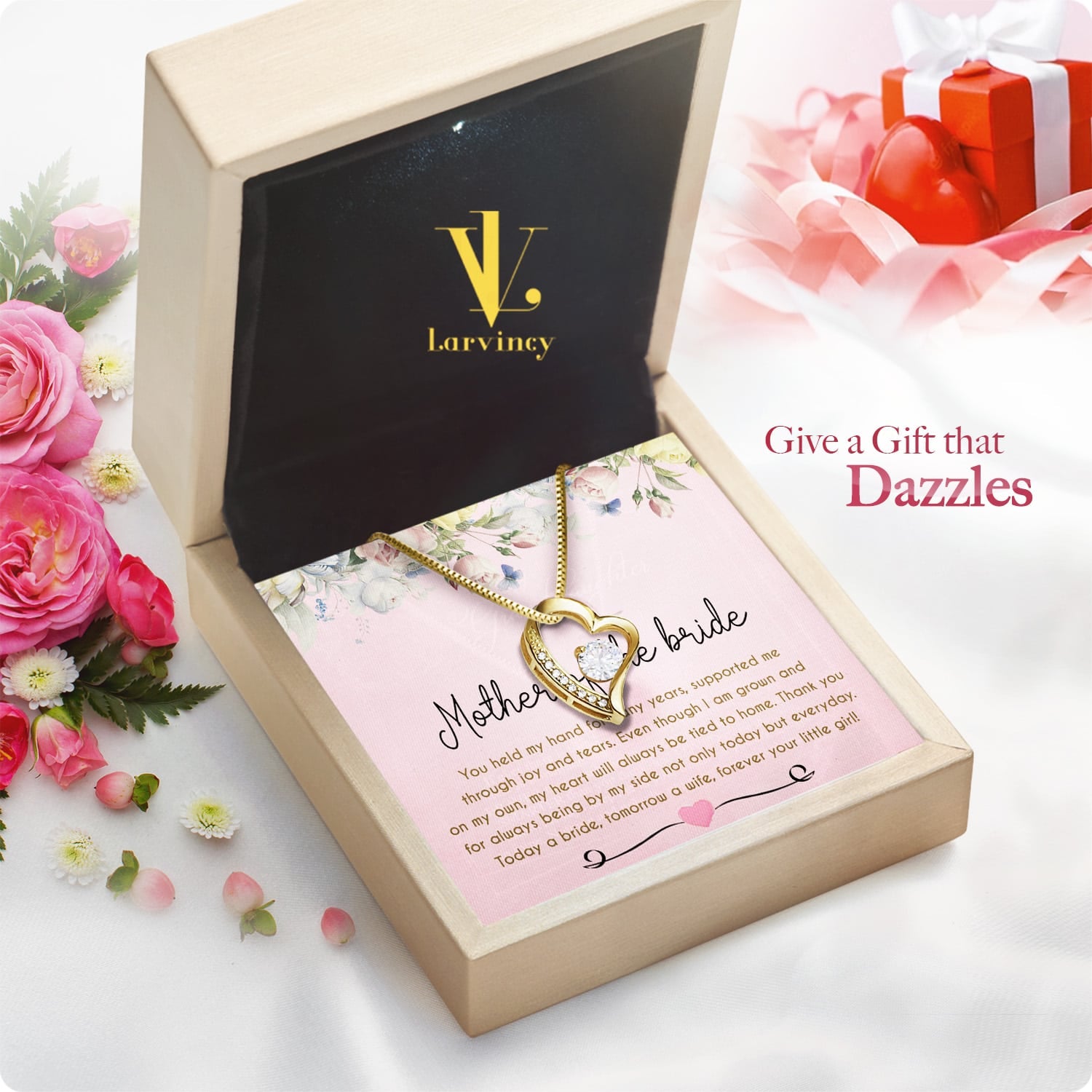 Necklace Gift For Mother Of Bride From Bride