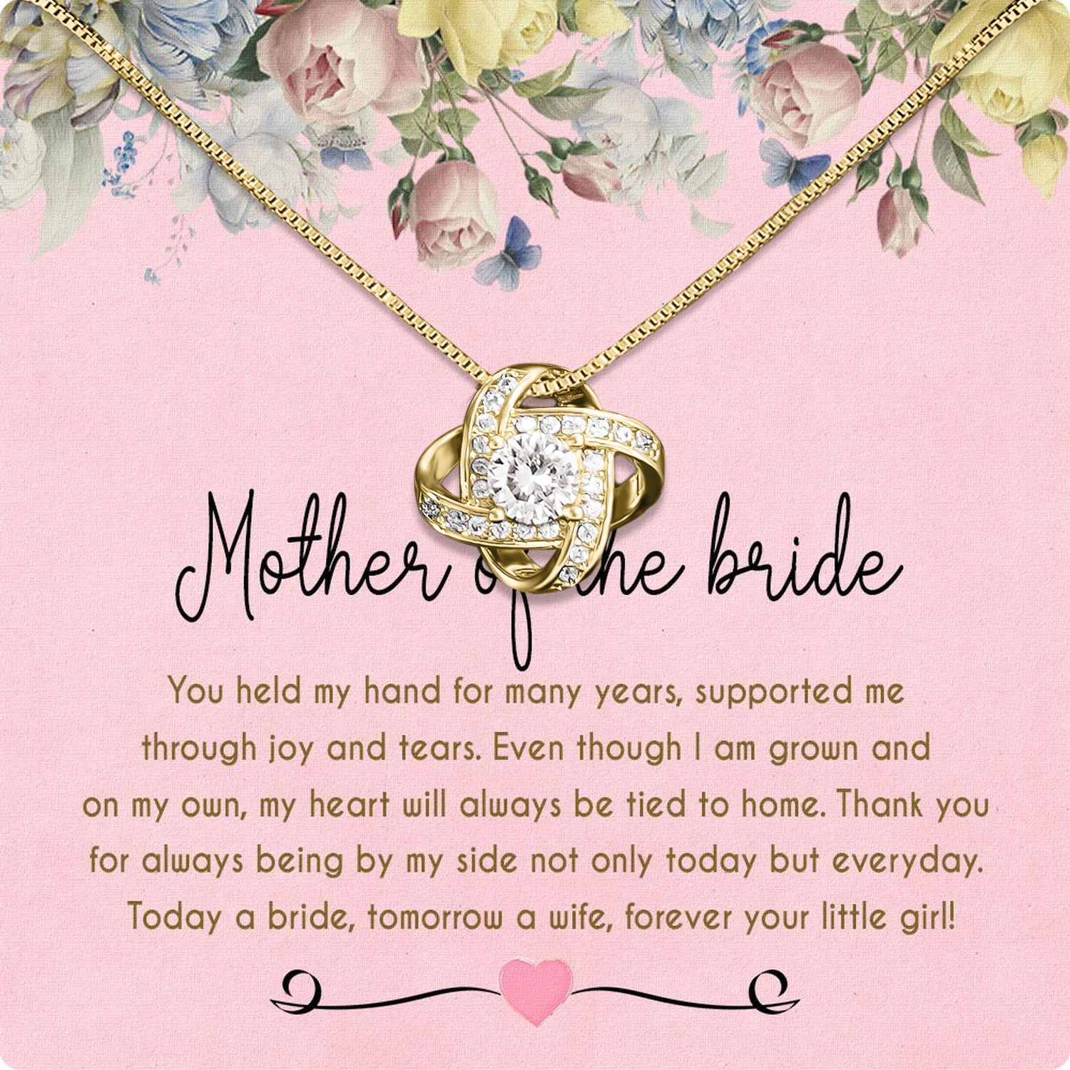 Necklace Gift For Mother Of Bride From Bride