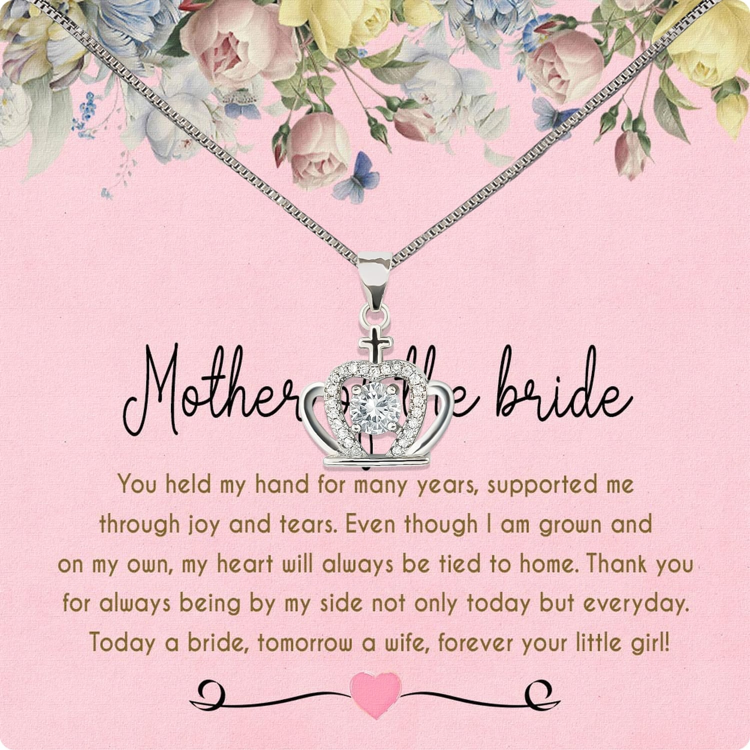 Necklace Gift For Mother Of Bride From Bride
