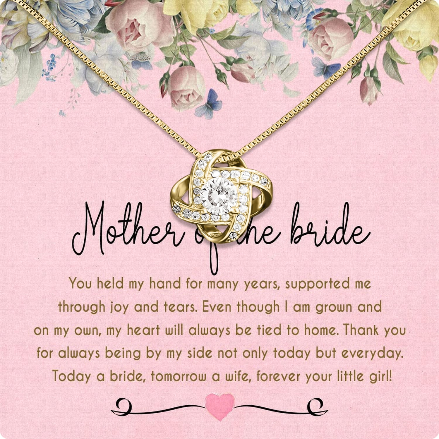 Necklace Gift For Mother Of Bride From Bride