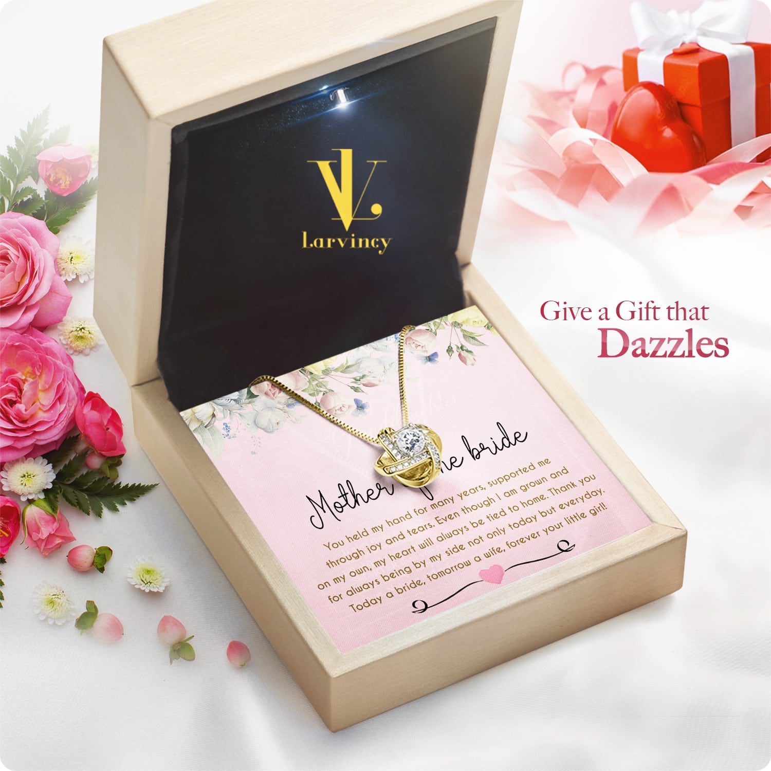 Necklace Gift For Mother Of Bride From Bride
