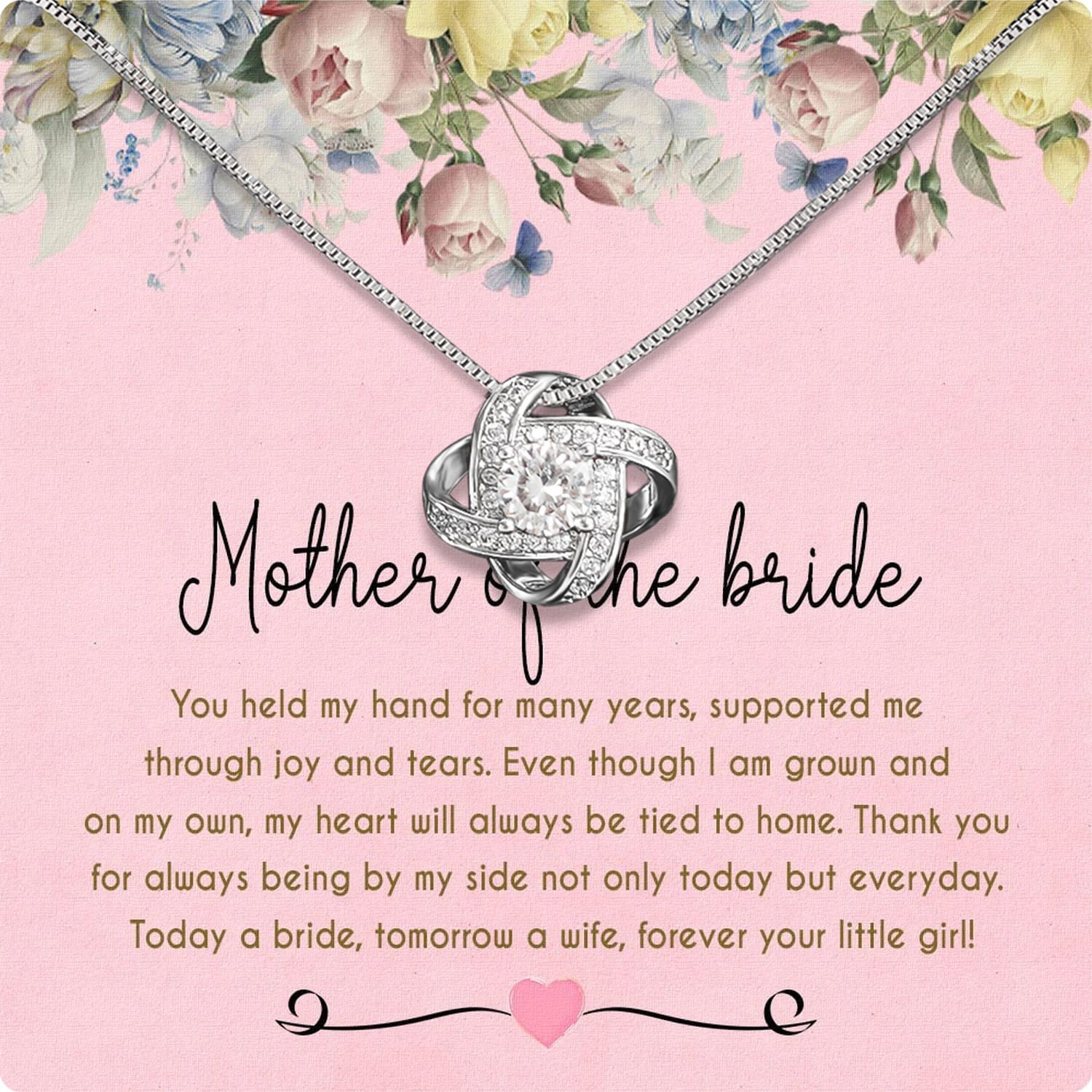 Necklace Gift For Mother Of Bride From Bride