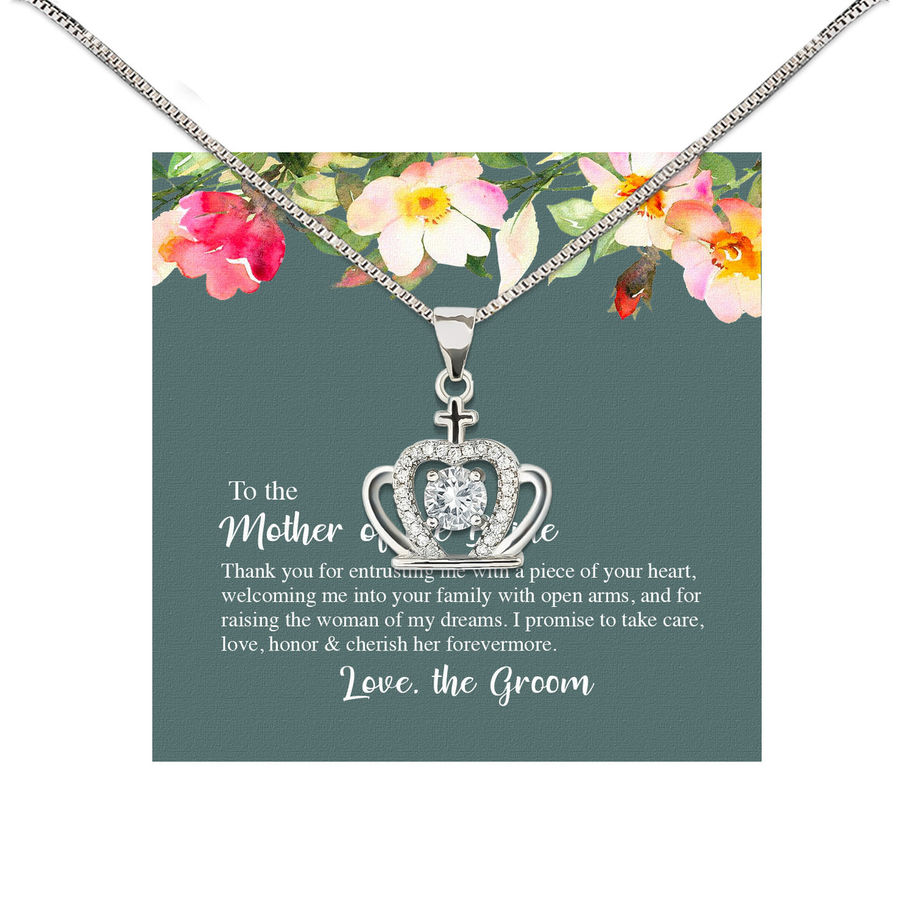 Necklace Gift For Mother Of Bride From Groom