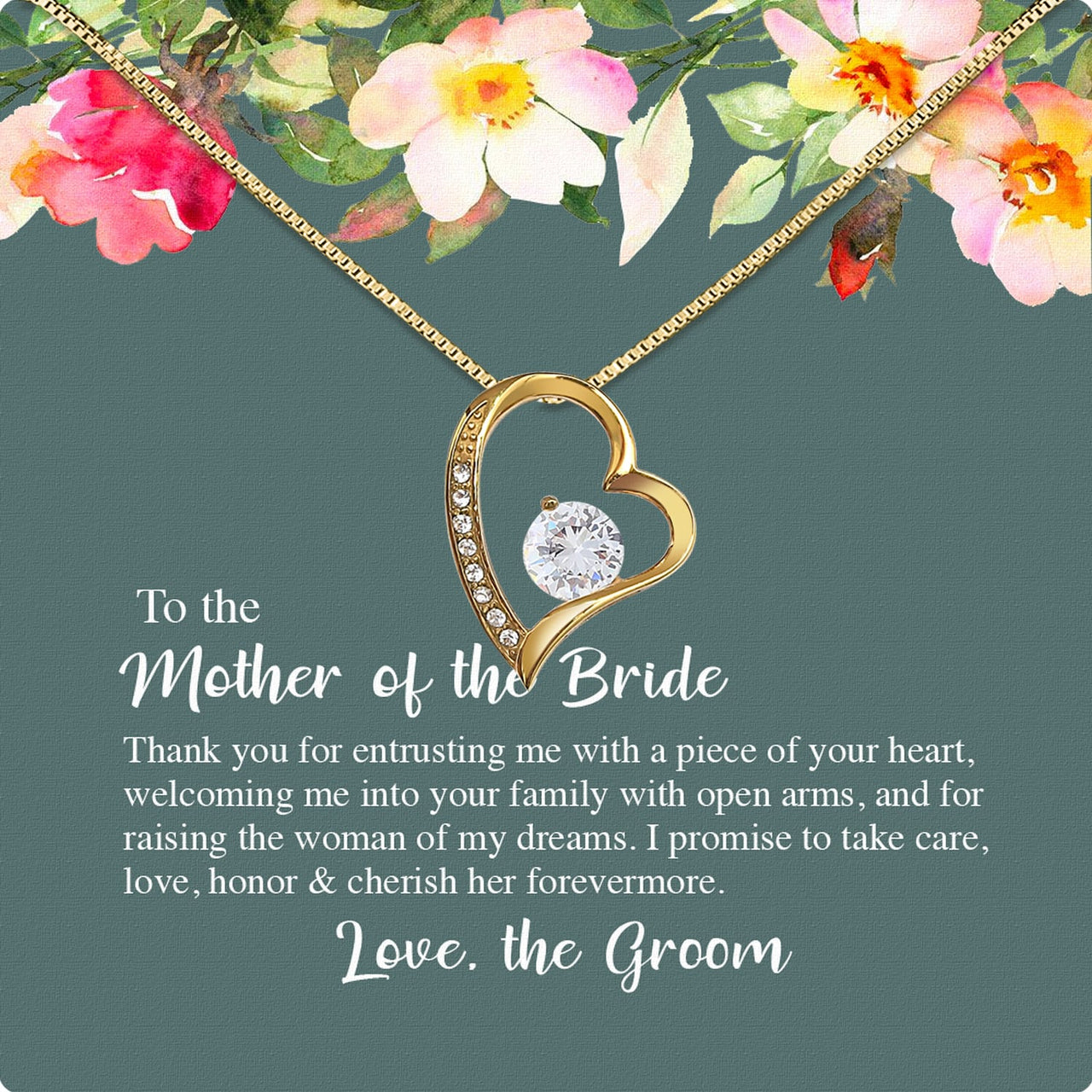 Necklace Gift For Mother Of Bride From Groom