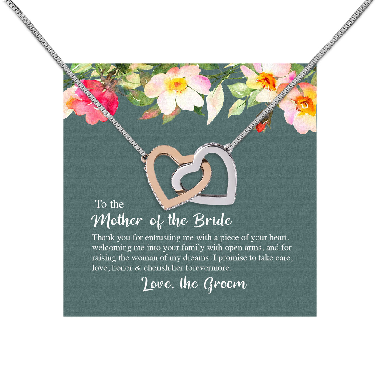 Necklace Gift For Mother Of Bride From Groom