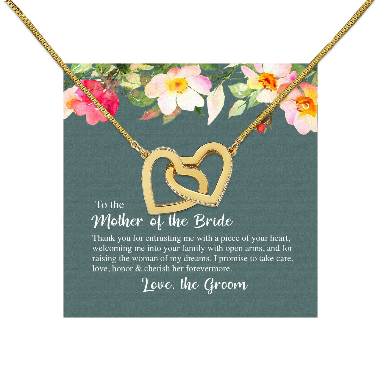 Necklace Gift For Mother Of Bride From Groom