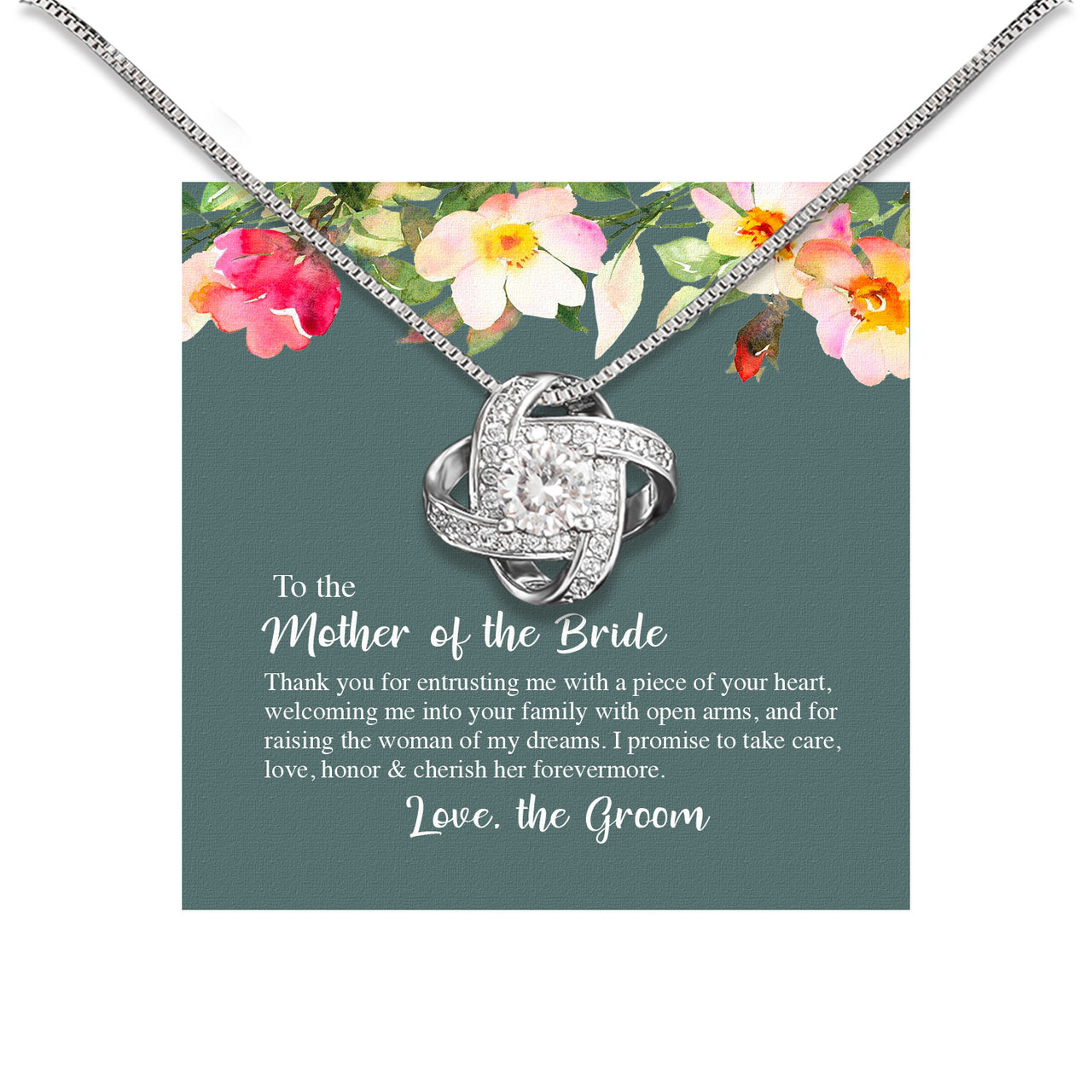 Necklace Gift For Mother Of Bride From Groom