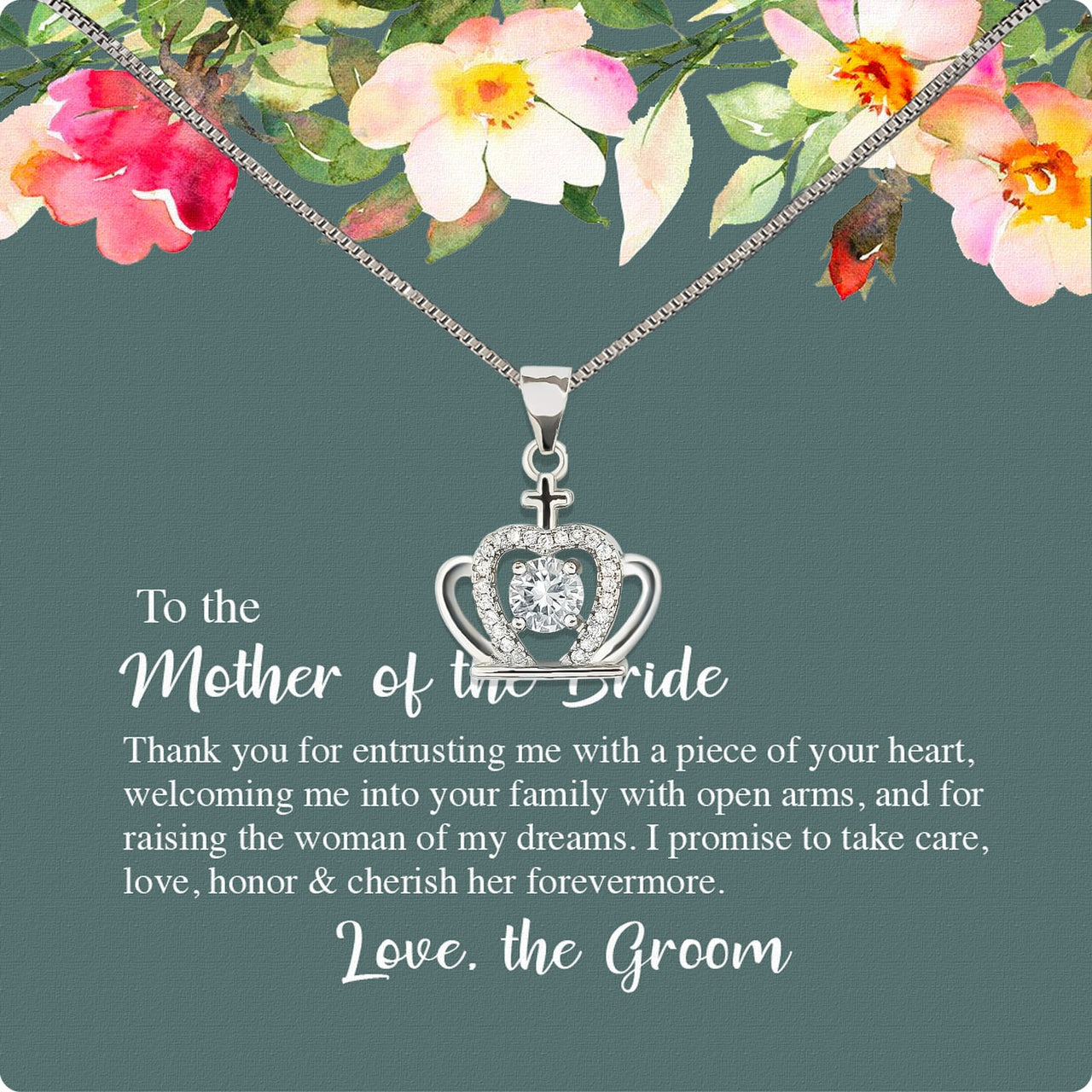 Necklace Gift For Mother Of Bride From Groom