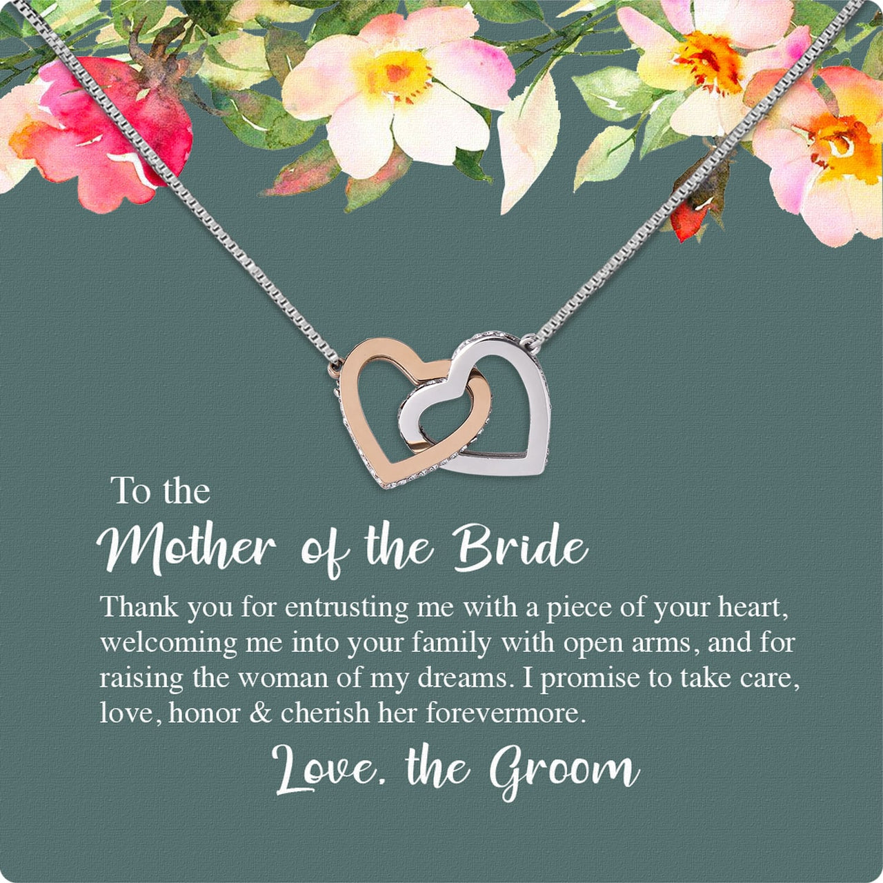 Necklace Gift For Mother Of Bride From Groom