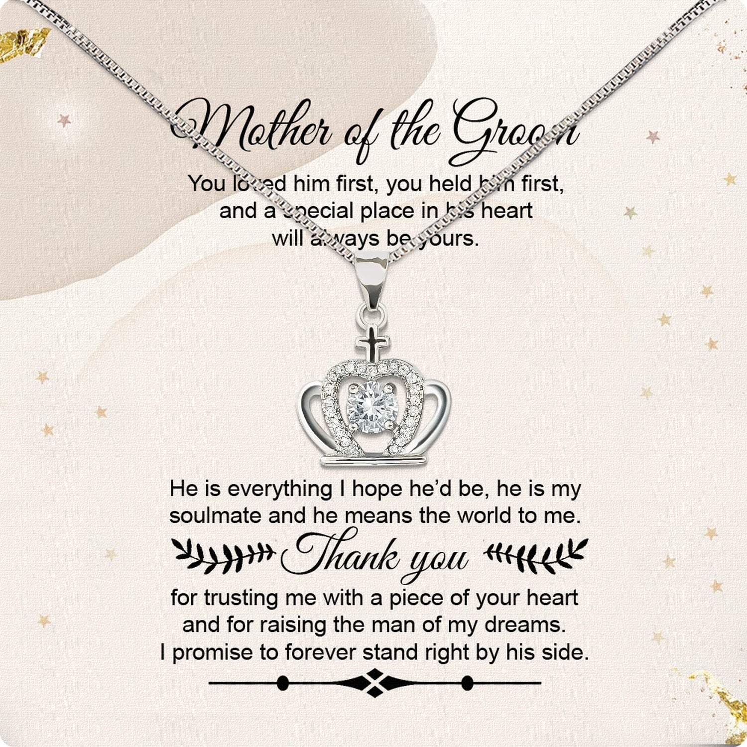 Necklace Gift For Mother Of Bride From Bride