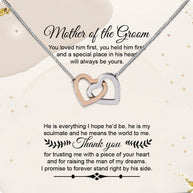 Necklace Gift For Mother Of Bride From Bride
