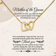 Necklace Gift For Mother Of Bride From Bride