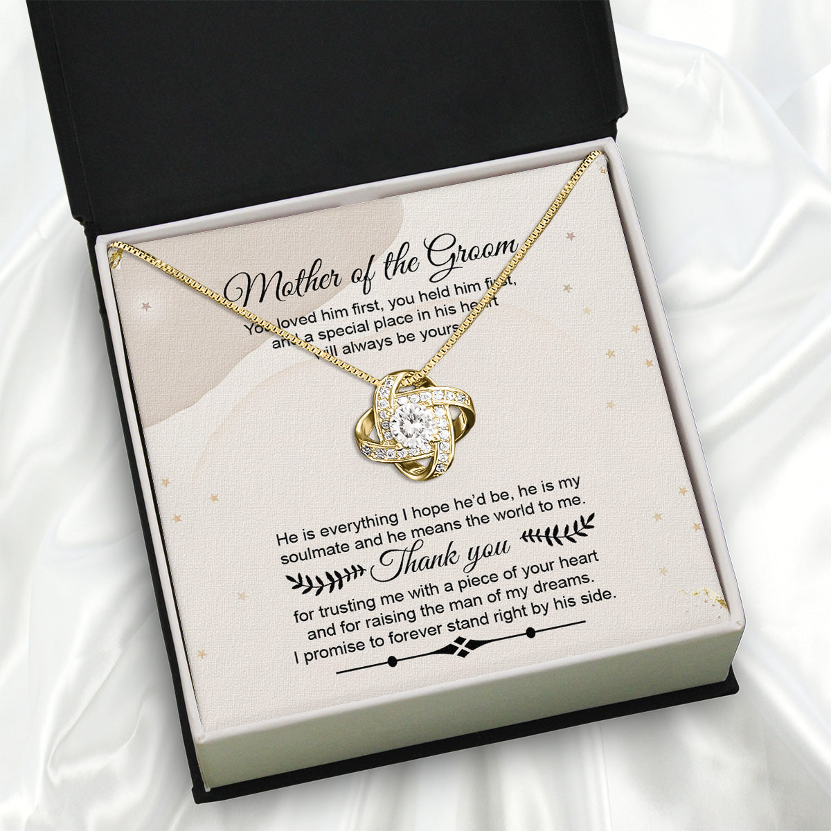 Necklace Gift For Mother Of Bride From Bride