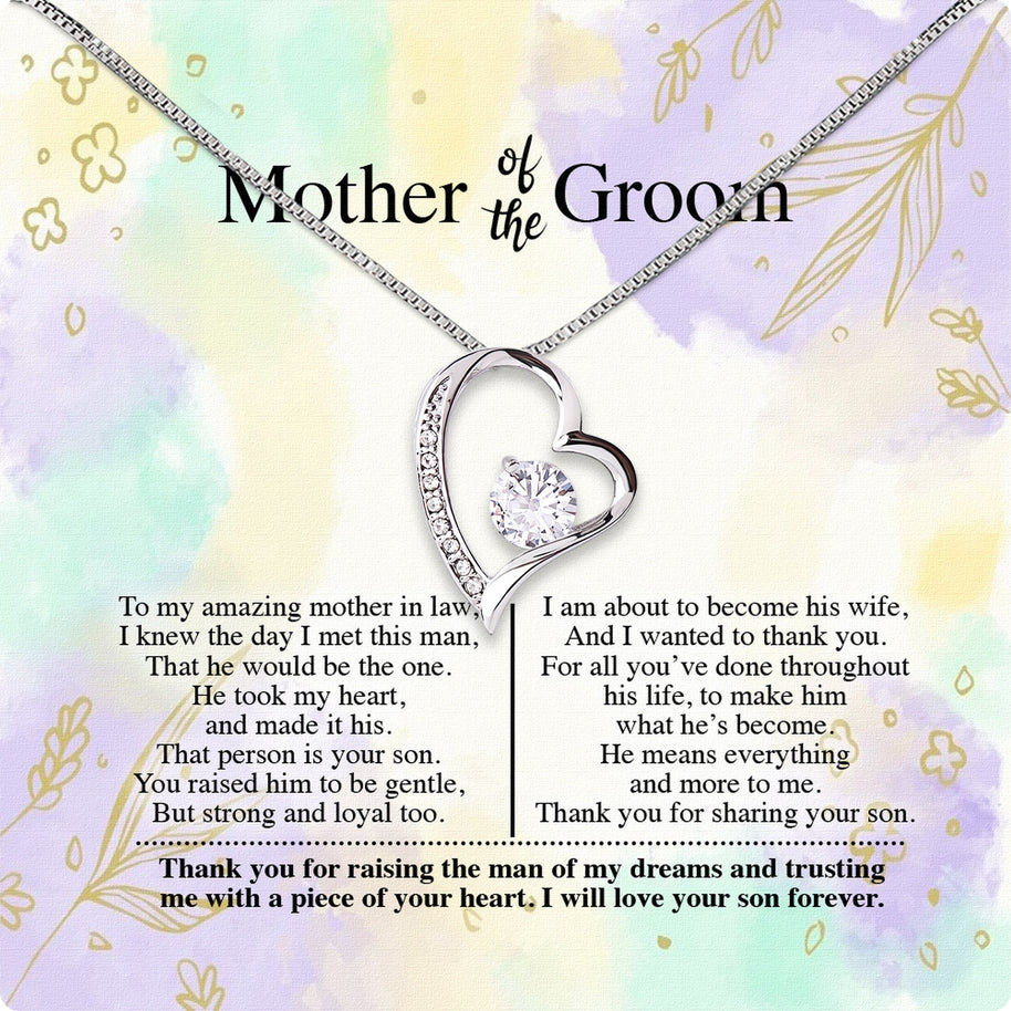 Necklace Gift For Mother Of Bride From Bride