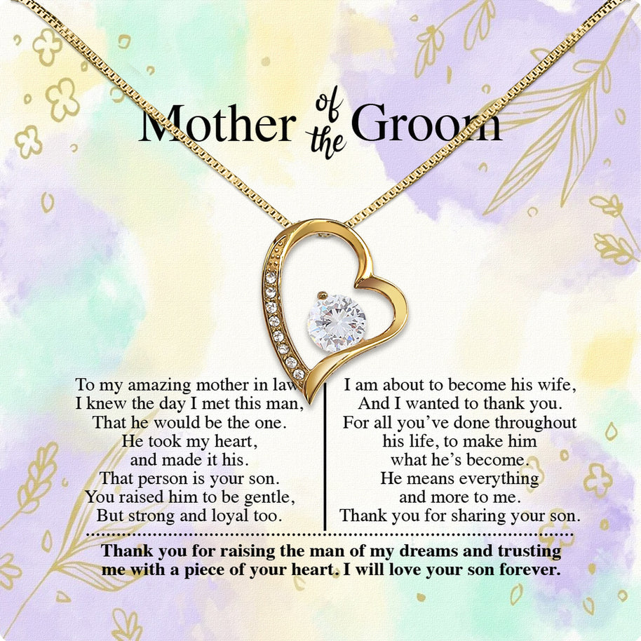 Necklace Gift For Mother Of Bride From Bride