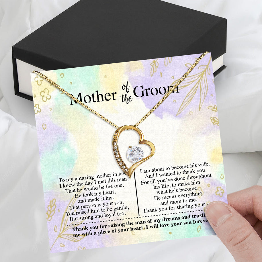 Necklace Gift For Mother Of Bride From Bride