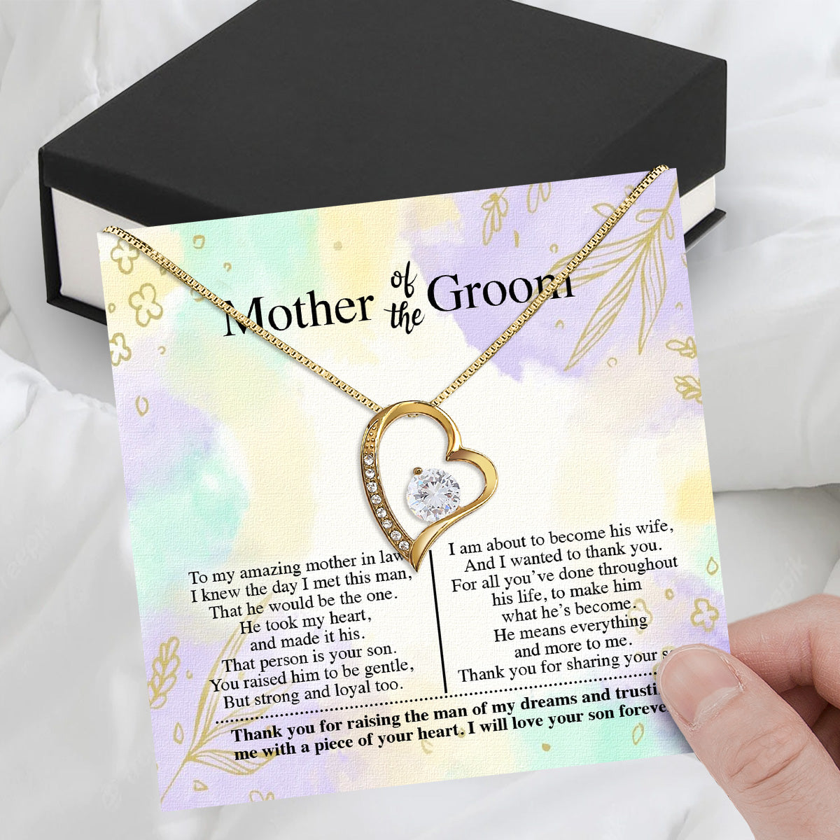 Necklace Gift For Mother Of Bride From Bride