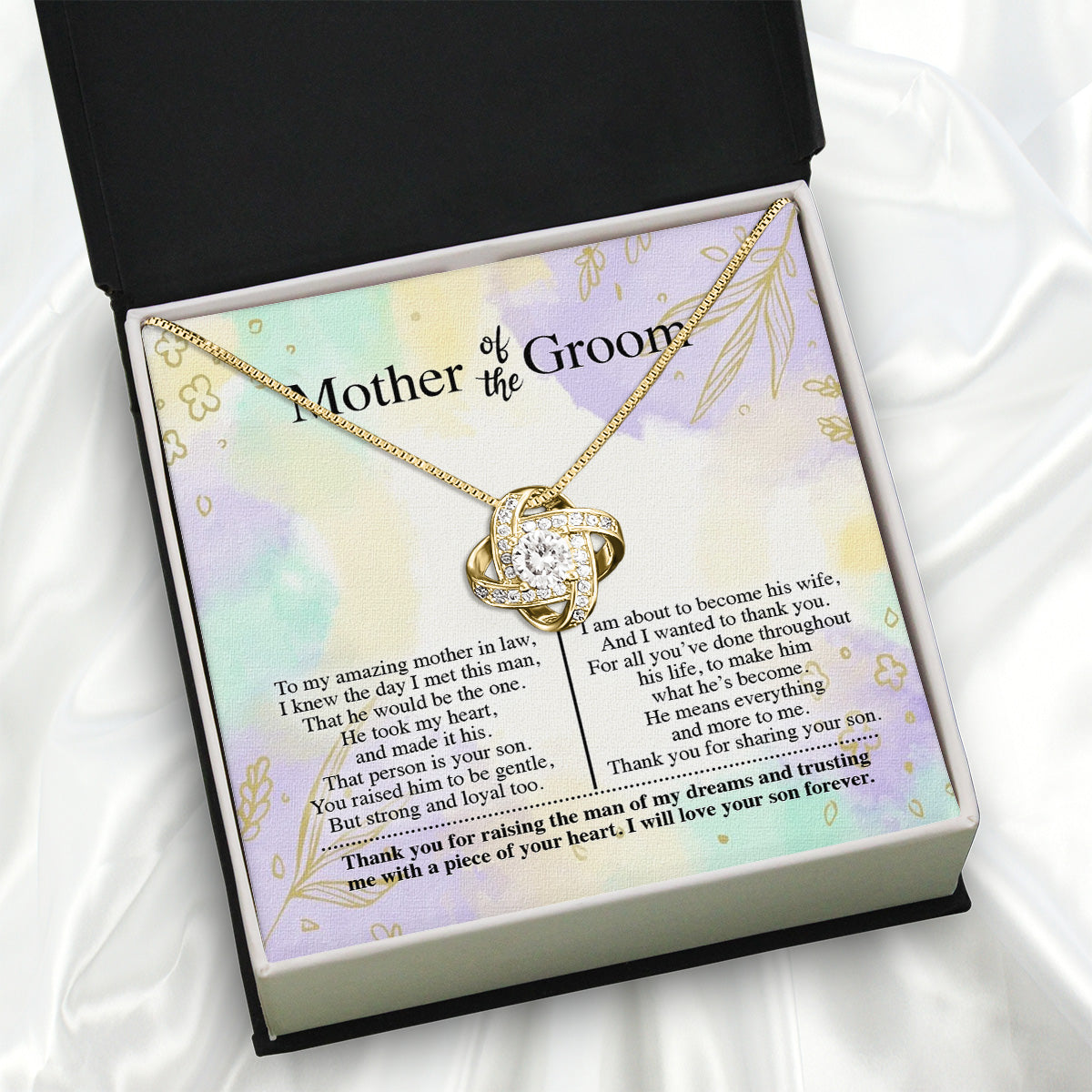 Necklace Gift For Mother Of Bride From Bride