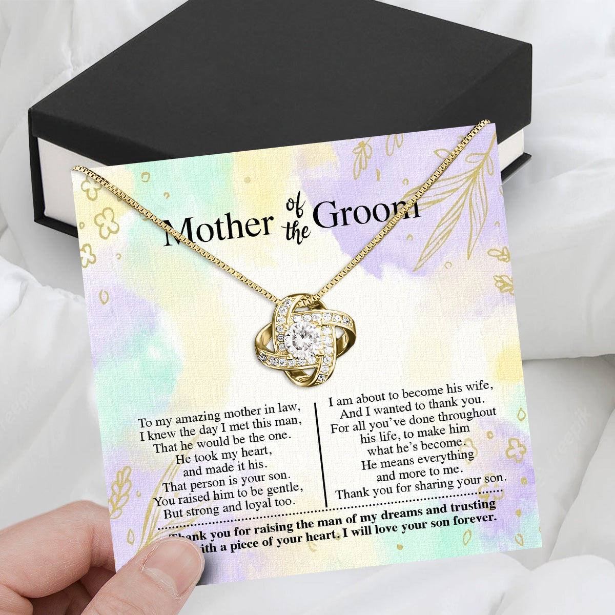 Necklace Gift For Mother Of Bride From Bride