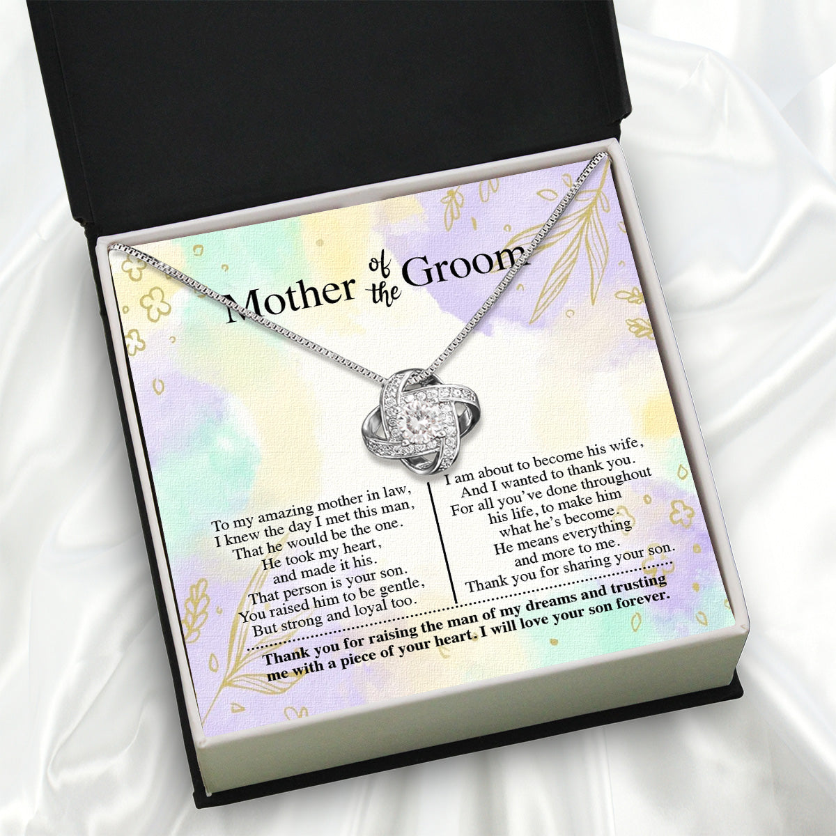 Necklace Gift For Mother Of Bride From Bride