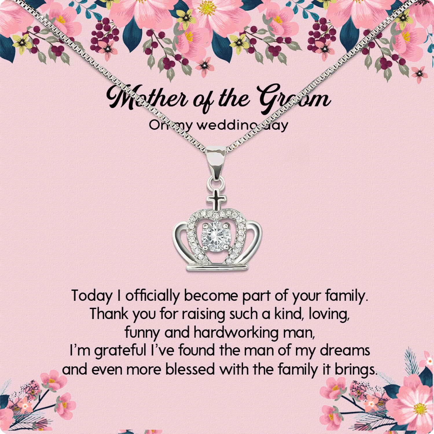 Necklace Gift For Mother Of Bride From Bride