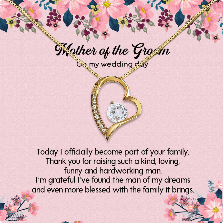 Necklace Gift For Mother Of Bride From Bride