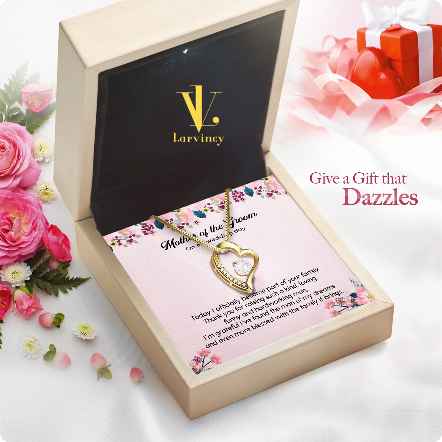 Necklace Gift For Mother Of Bride From Bride