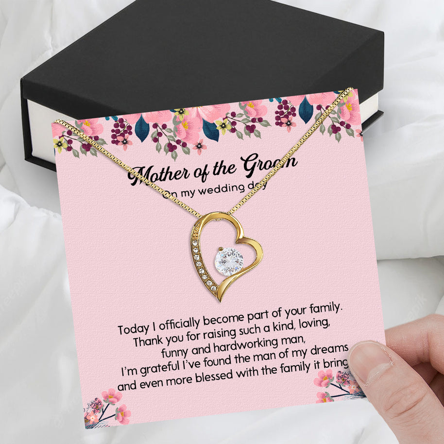 Necklace Gift For Mother Of Bride From Bride