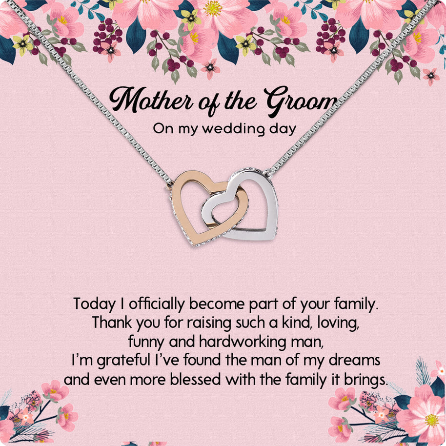 Necklace Gift For Mother Of Bride From Bride