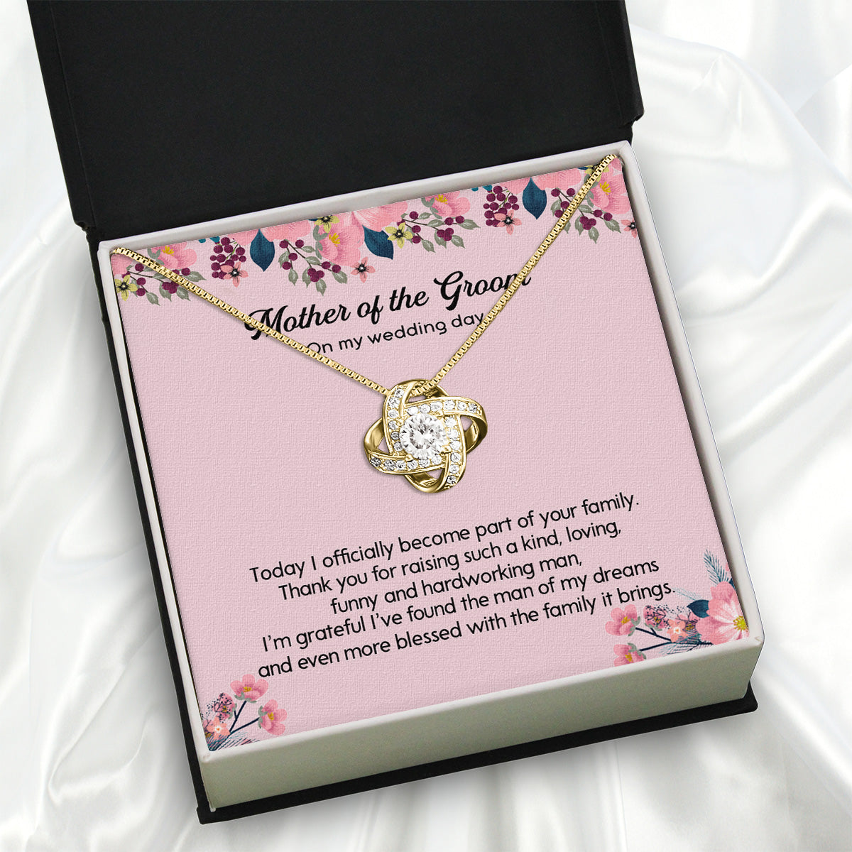 Necklace Gift For Mother Of Bride From Bride