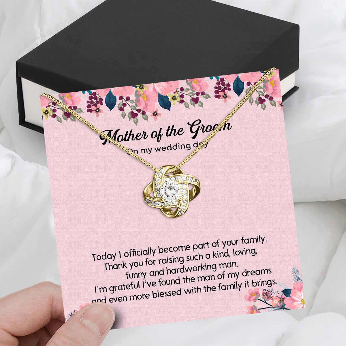 Necklace Gift For Mother Of Bride From Bride