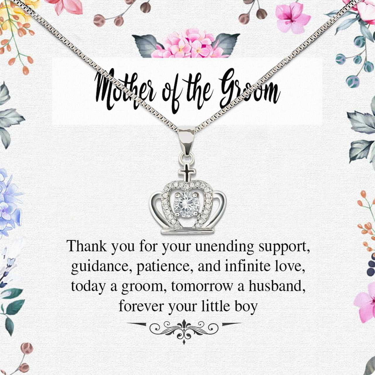 Necklace Gift For Mother Of Groom From Groom