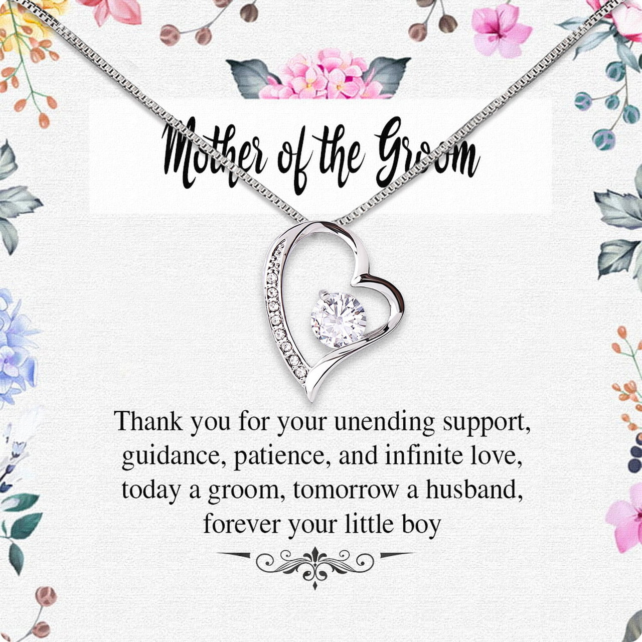 Necklace Gift For Mother Of Groom From Groom