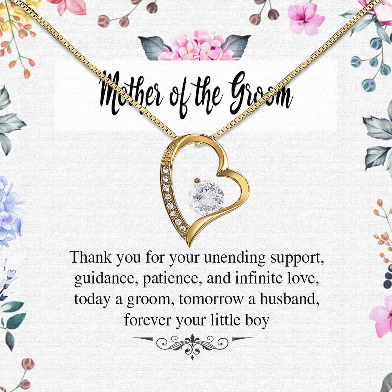 Necklace Gift For Mother Of Groom From Groom