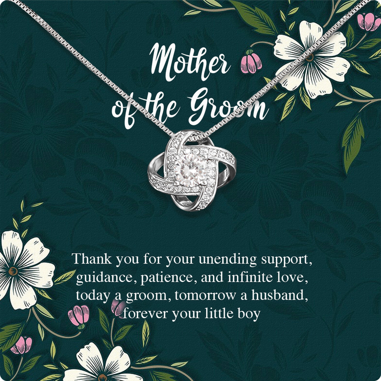 Necklace Gift For Mother Of Groom From Groom